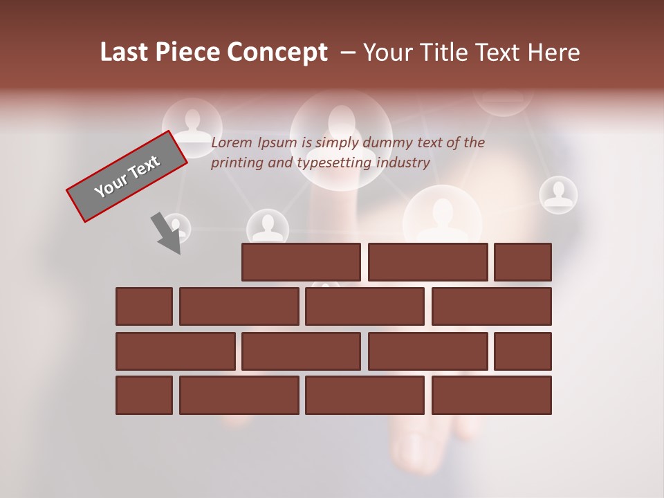 Community Touchscreen Icon PowerPoint Template