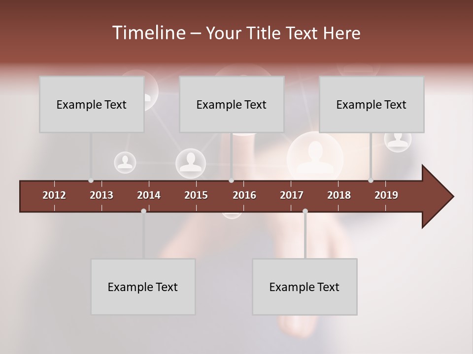 Community Touchscreen Icon PowerPoint Template