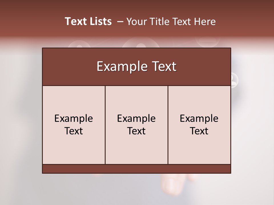 Community Touchscreen Icon PowerPoint Template