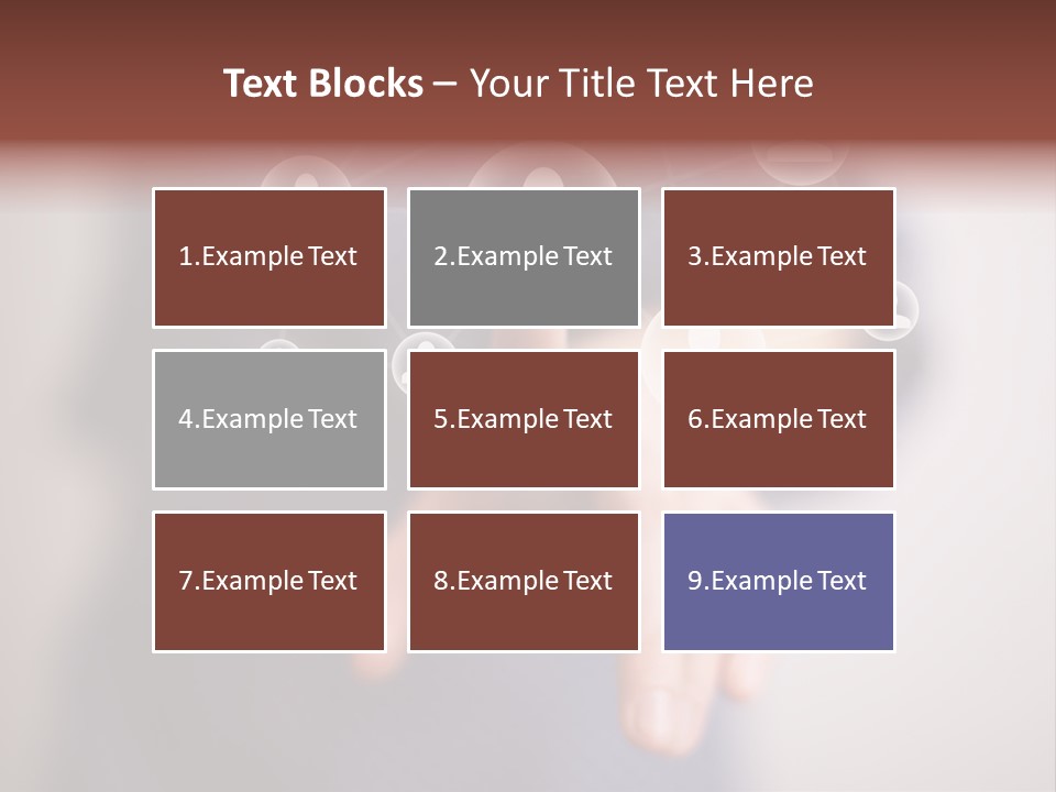 Community Touchscreen Icon PowerPoint Template