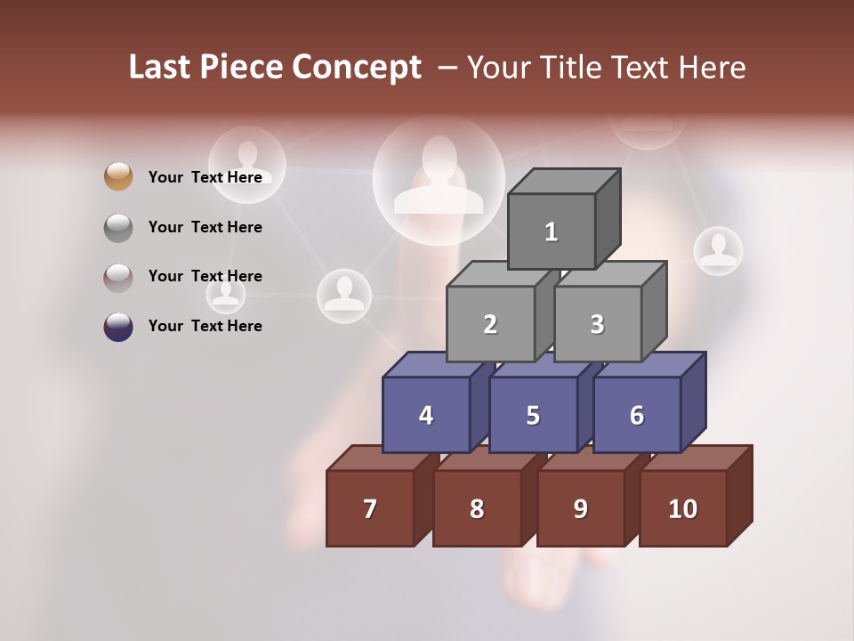 Community Touchscreen Icon PowerPoint Template