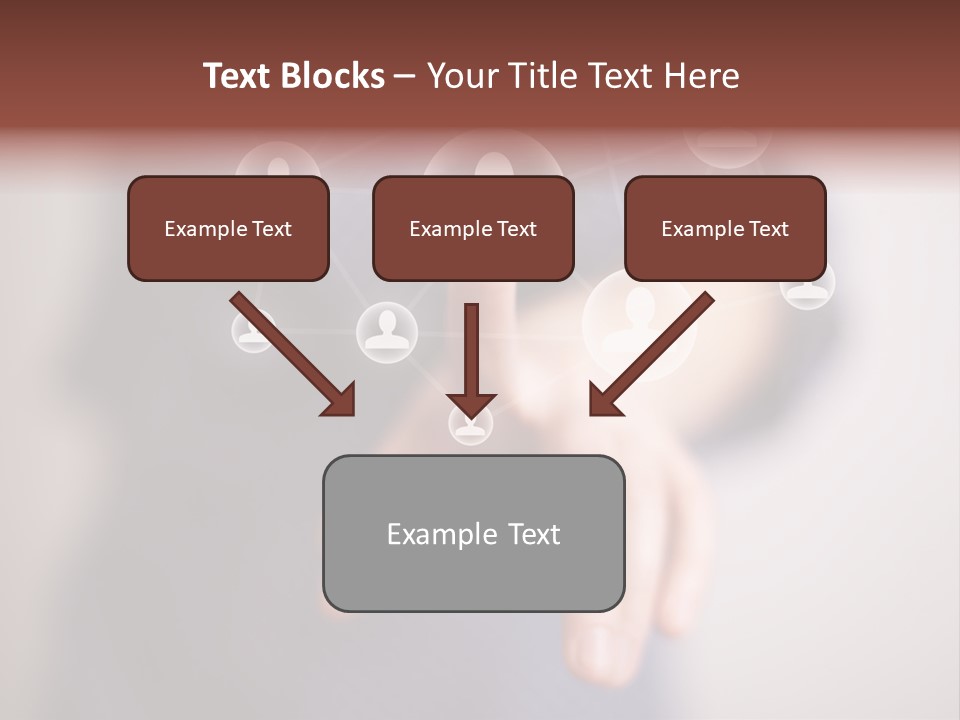 Community Touchscreen Icon PowerPoint Template