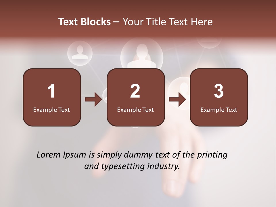 Community Touchscreen Icon PowerPoint Template