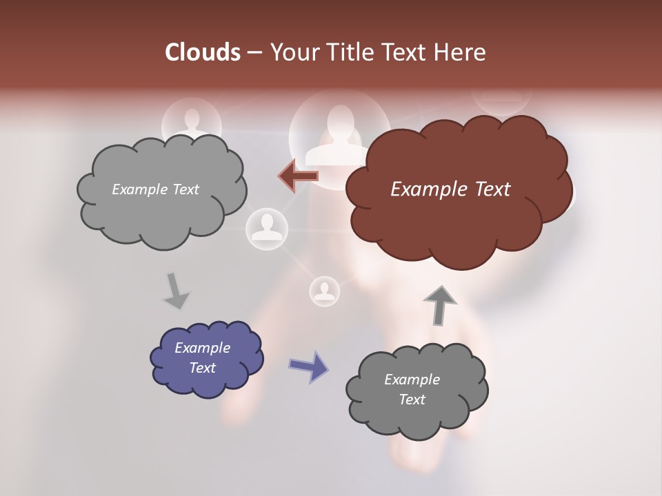 Community Touchscreen Icon PowerPoint Template