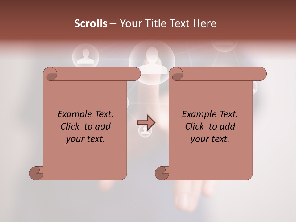 Community Touchscreen Icon PowerPoint Template
