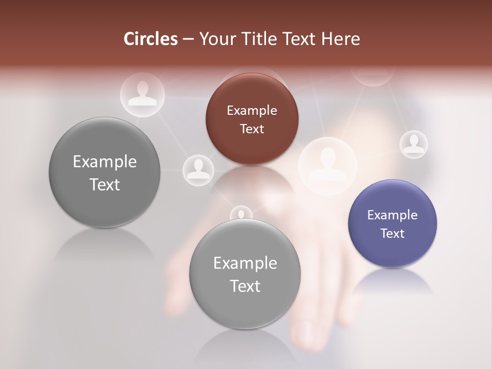 Community Touchscreen Icon PowerPoint Template