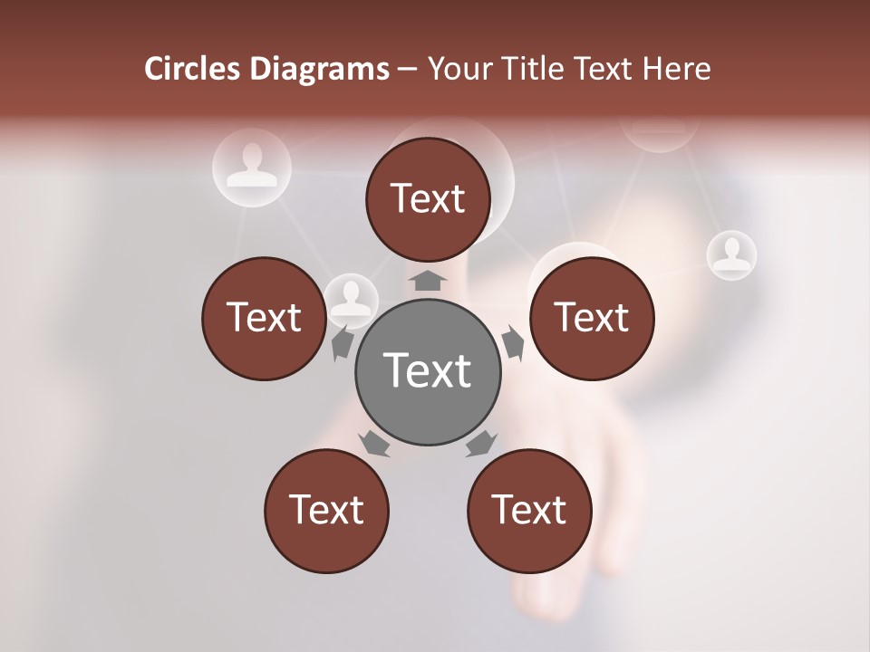 Community Touchscreen Icon PowerPoint Template