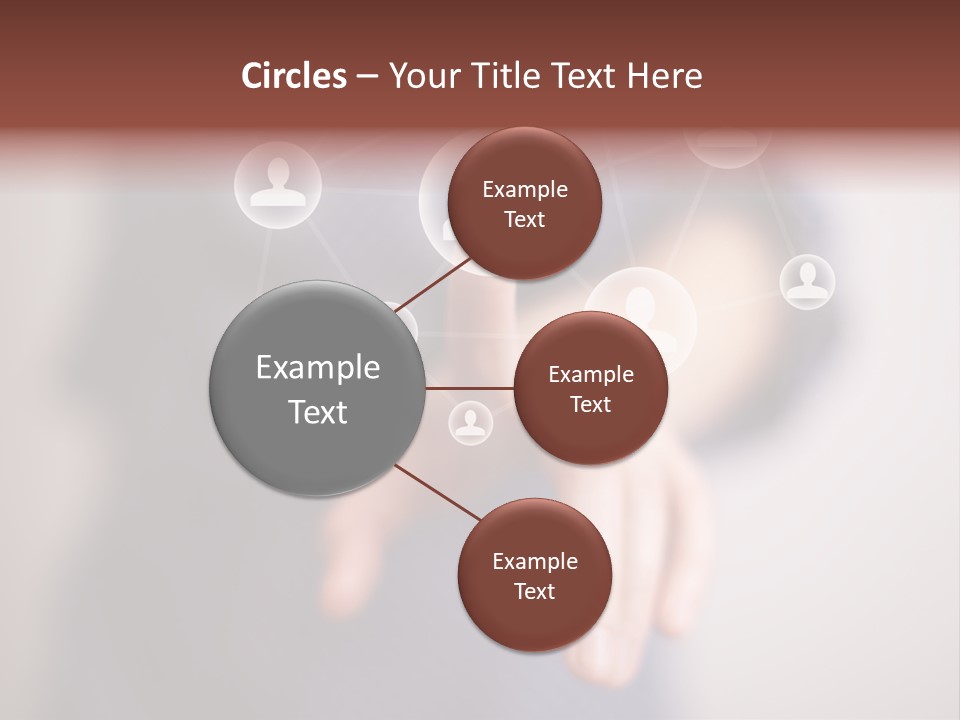 Community Touchscreen Icon PowerPoint Template