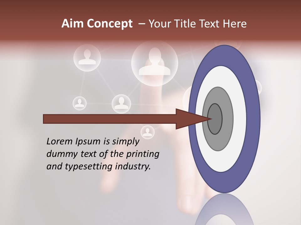 Community Touchscreen Icon PowerPoint Template