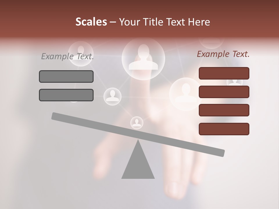 Community Touchscreen Icon PowerPoint Template