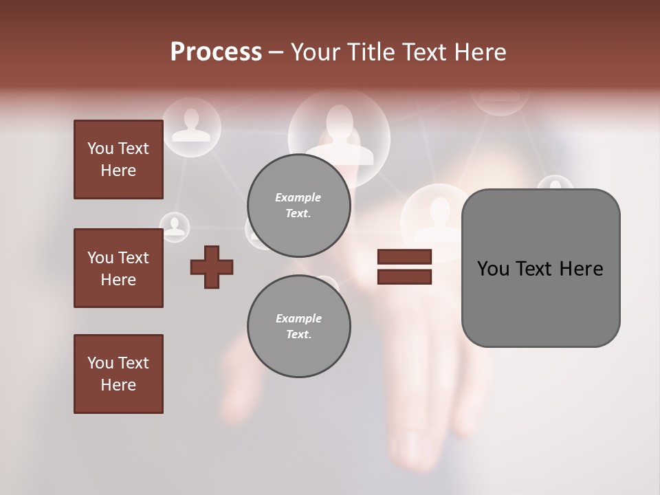 Community Touchscreen Icon PowerPoint Template