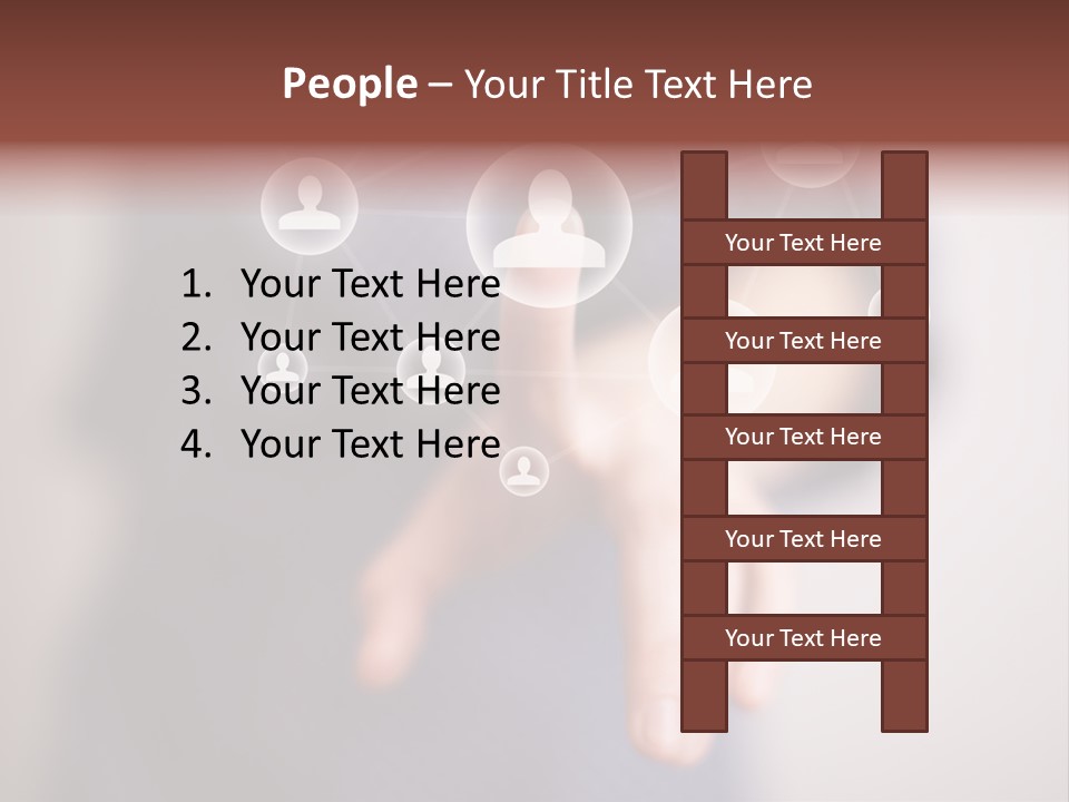 Community Touchscreen Icon PowerPoint Template