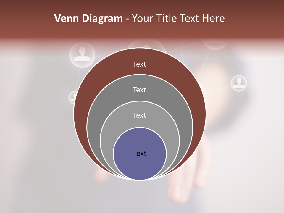 Community Touchscreen Icon PowerPoint Template