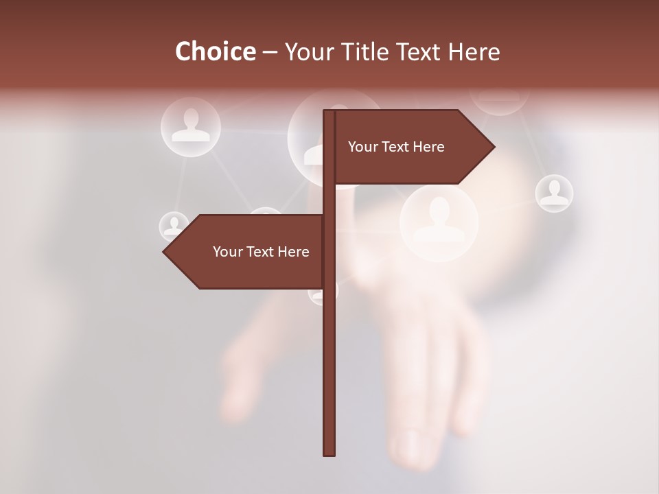 Community Touchscreen Icon PowerPoint Template