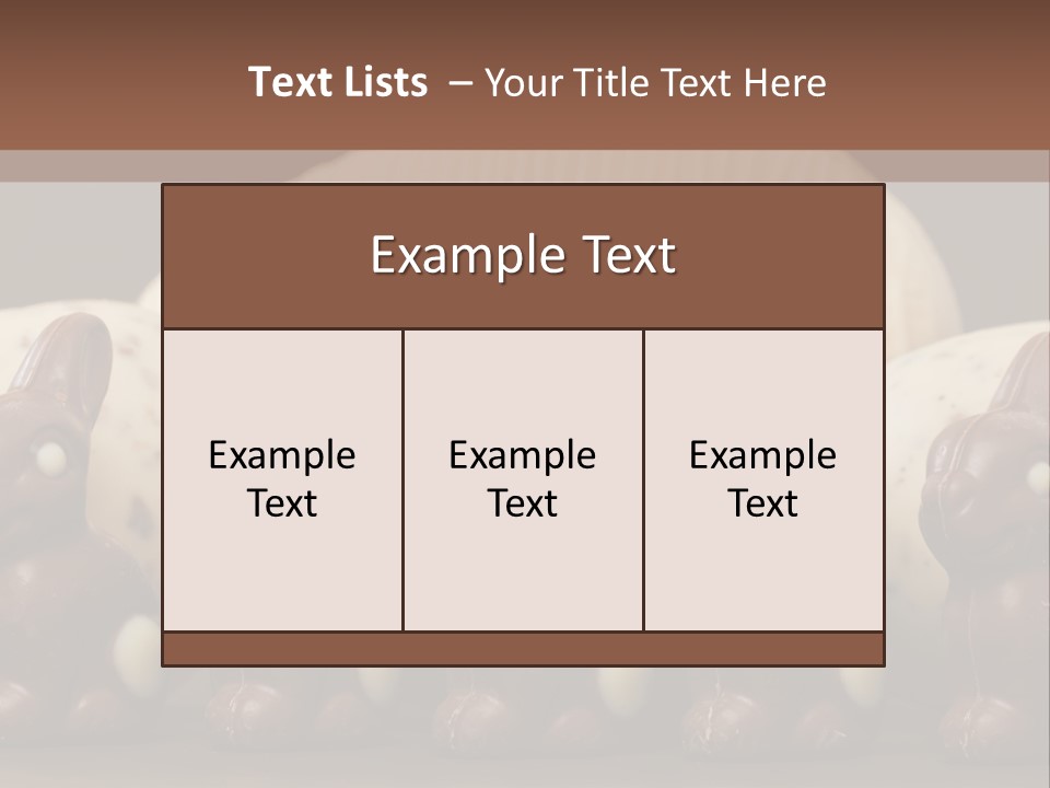 Egg Sweet Rabbit PowerPoint Template