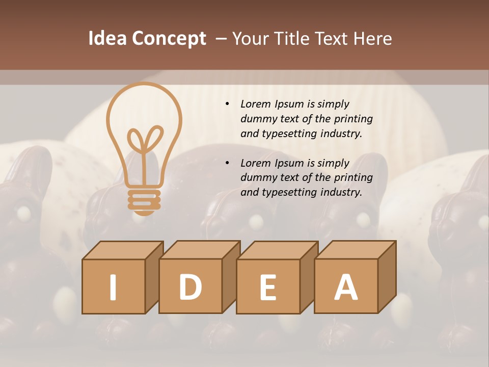 Egg Sweet Rabbit PowerPoint Template