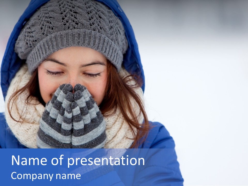 Woman Female Season PowerPoint Template