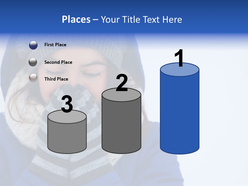 Woman Female Season PowerPoint Template