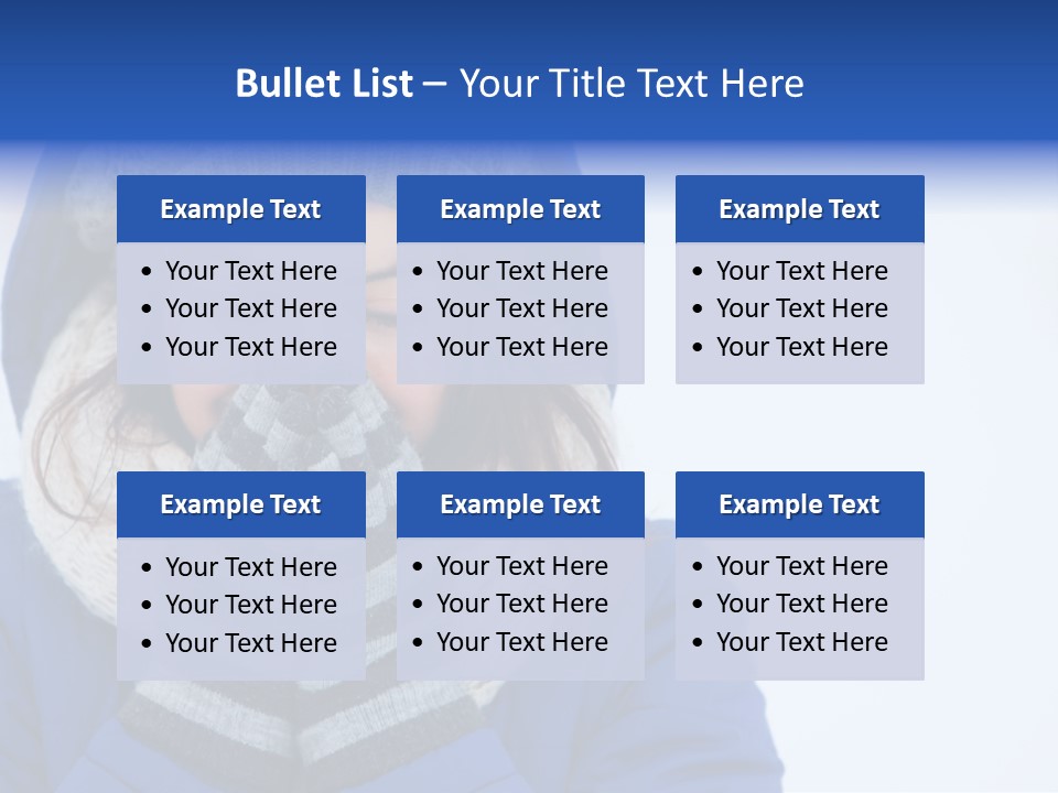 Woman Female Season PowerPoint Template