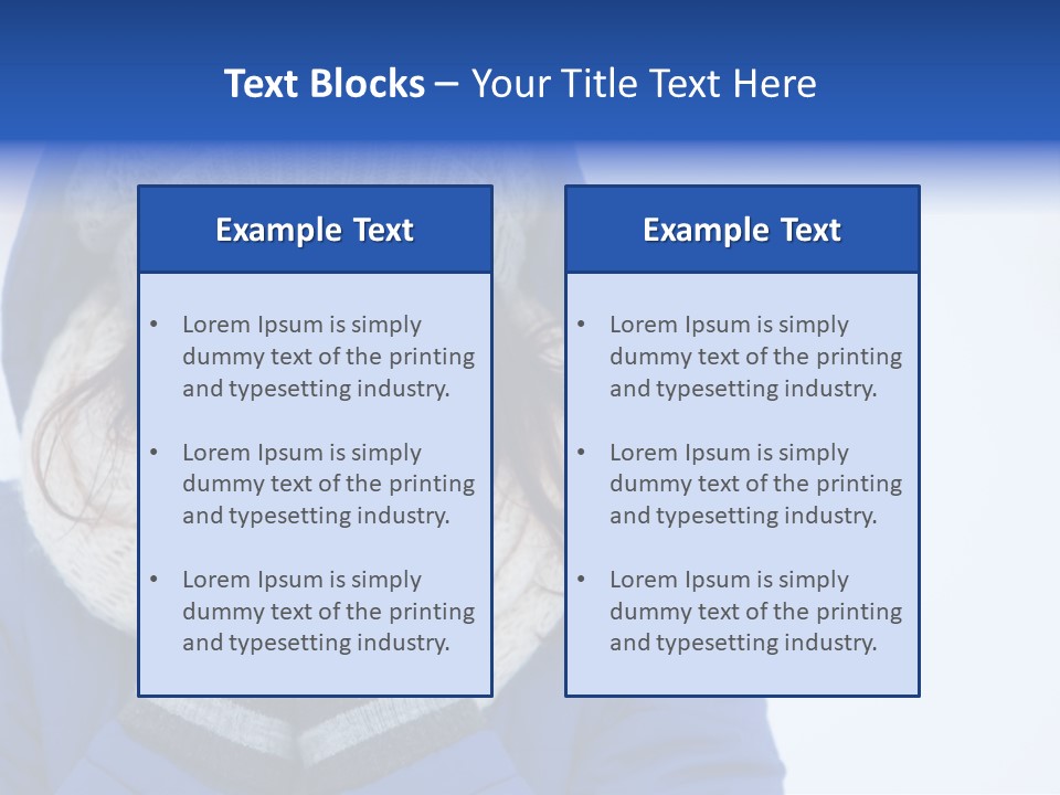 Woman Female Season PowerPoint Template