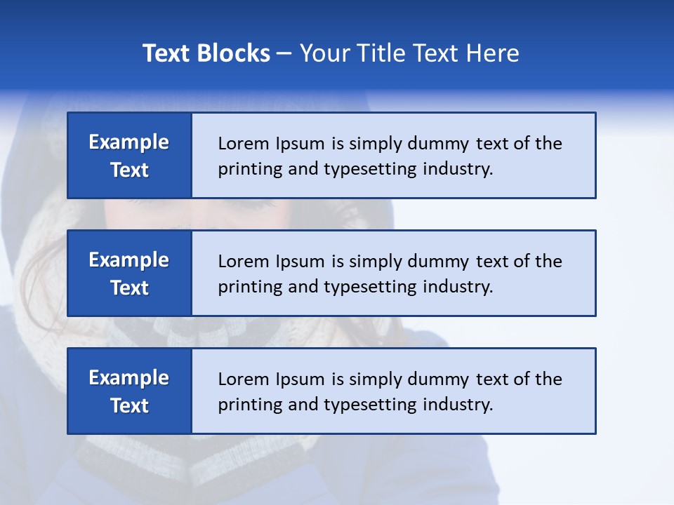 Woman Female Season PowerPoint Template