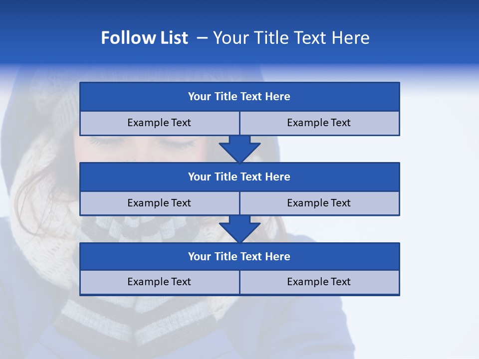 Woman Female Season PowerPoint Template