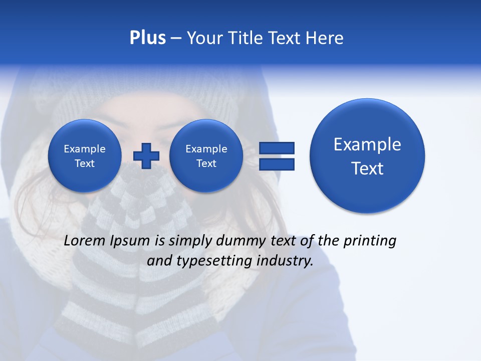 Woman Female Season PowerPoint Template