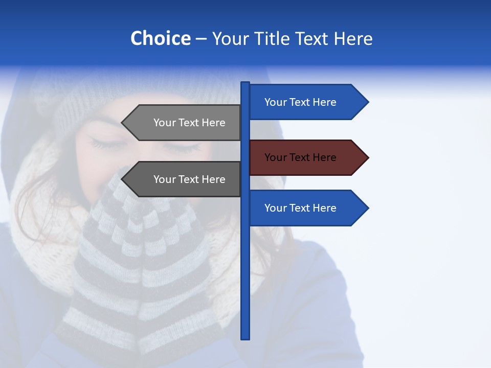 Woman Female Season PowerPoint Template