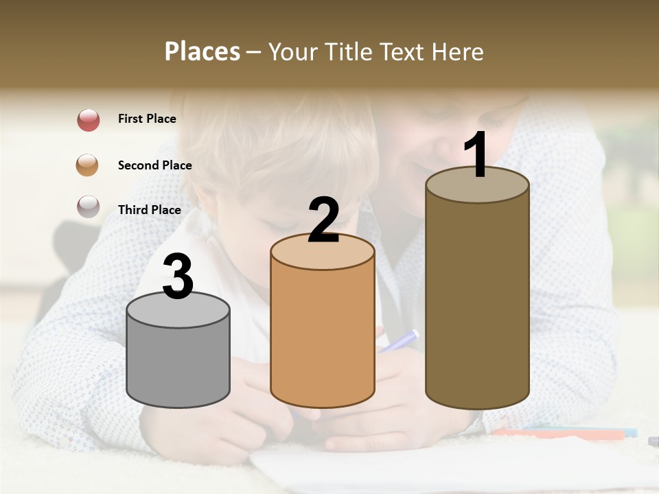 Adult Happiness Happy PowerPoint Template