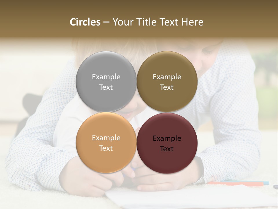 Adult Happiness Happy PowerPoint Template