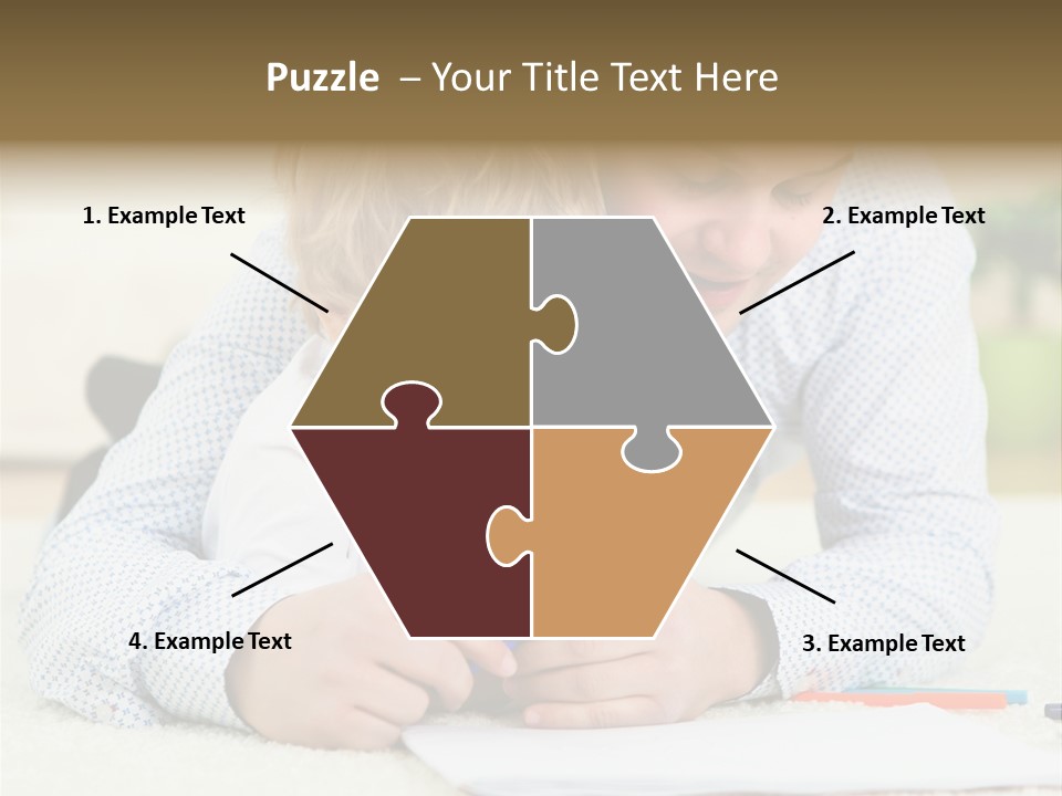 Adult Happiness Happy PowerPoint Template
