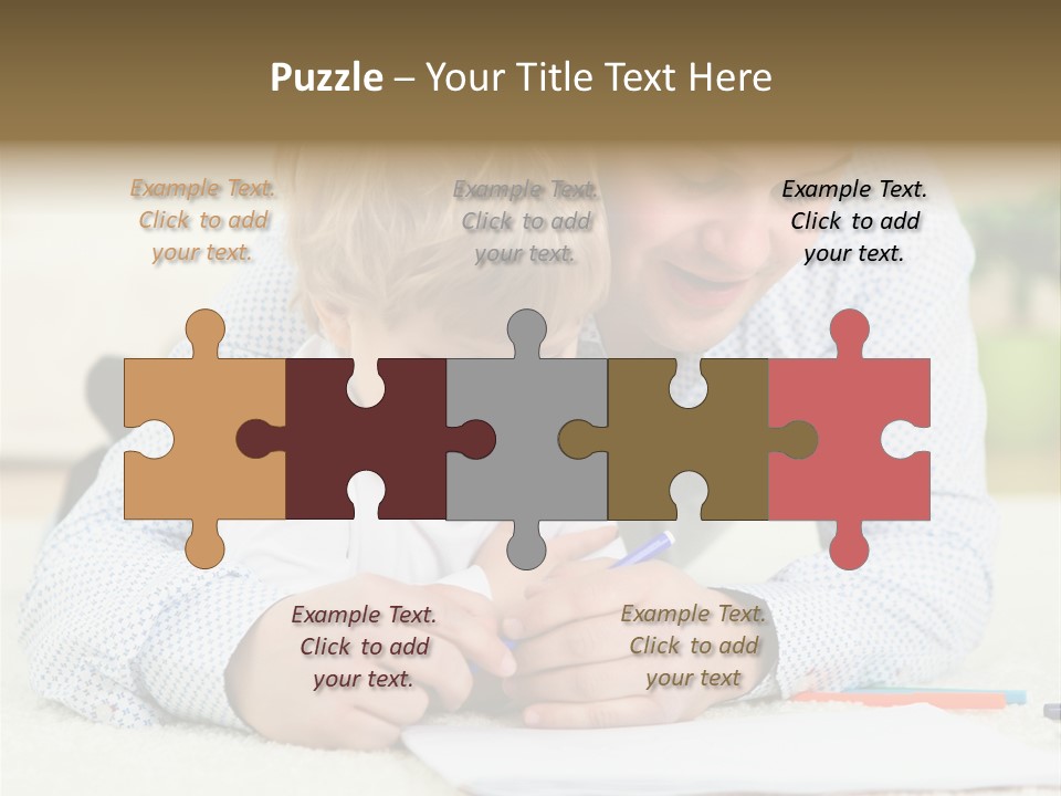 Adult Happiness Happy PowerPoint Template