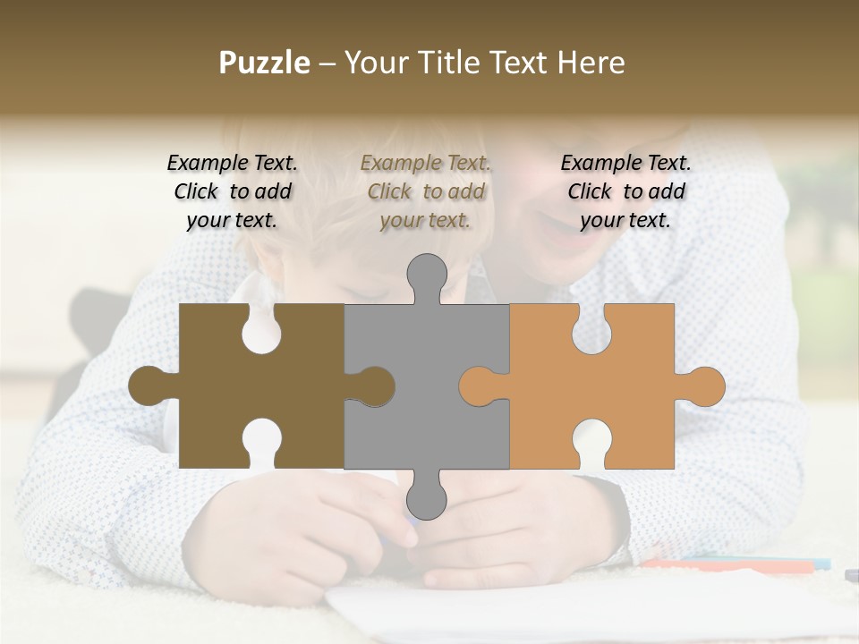 Adult Happiness Happy PowerPoint Template