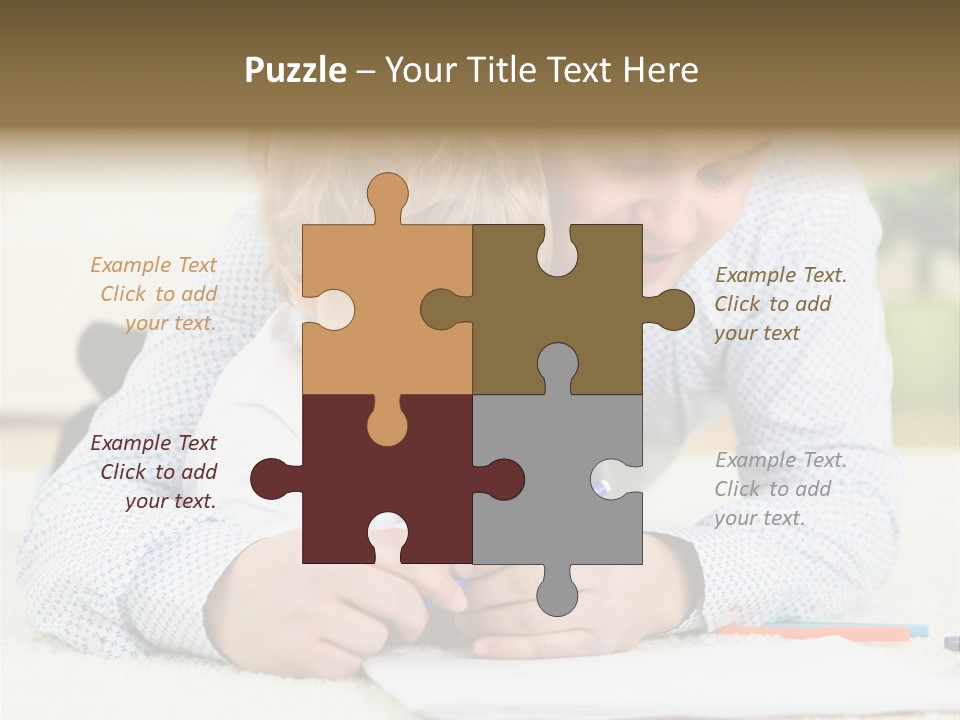 Adult Happiness Happy PowerPoint Template