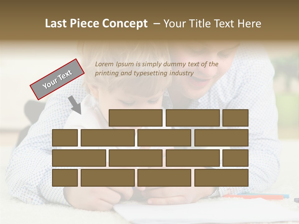 Adult Happiness Happy PowerPoint Template