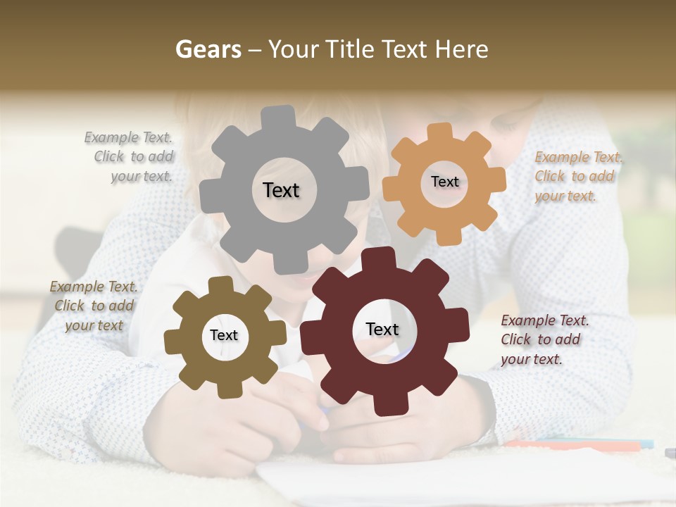 Adult Happiness Happy PowerPoint Template