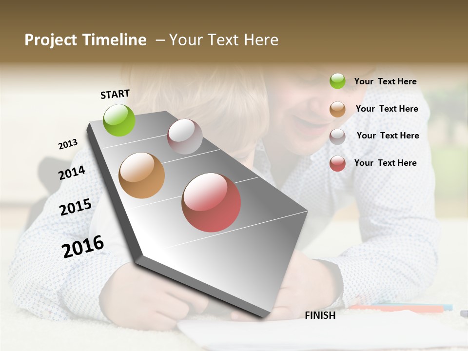 Adult Happiness Happy PowerPoint Template