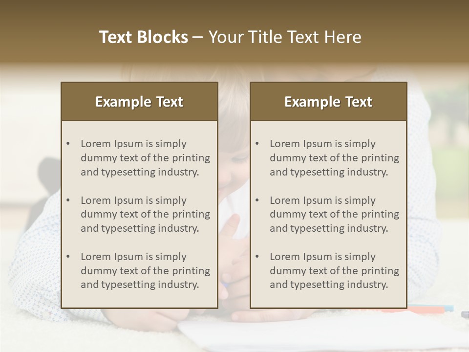 Adult Happiness Happy PowerPoint Template