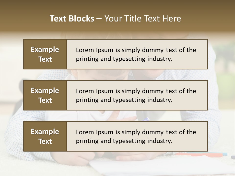 Adult Happiness Happy PowerPoint Template