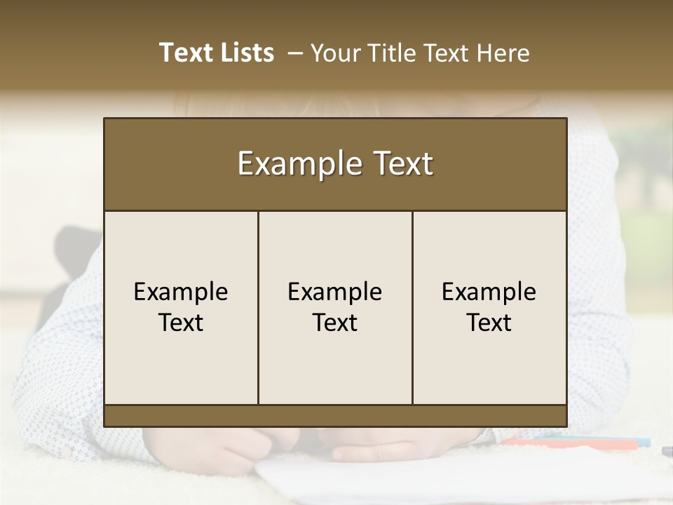 Adult Happiness Happy PowerPoint Template