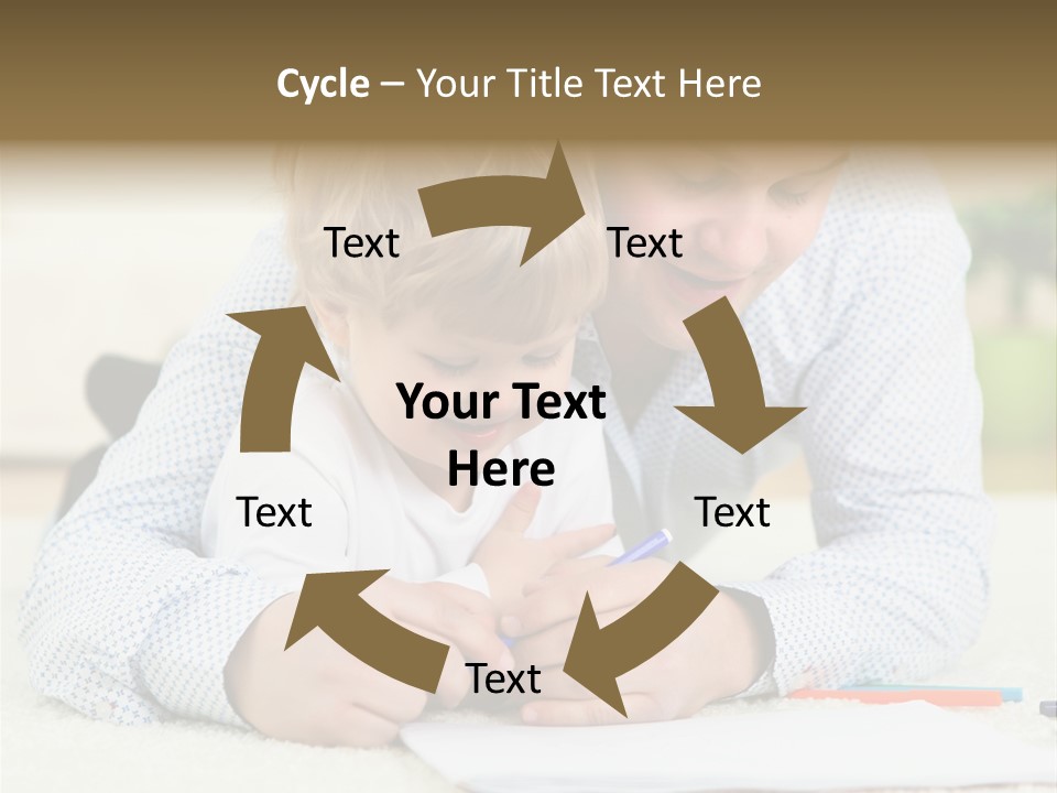 Adult Happiness Happy PowerPoint Template