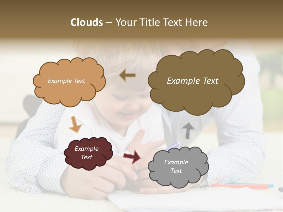 Adult Happiness Happy PowerPoint Template