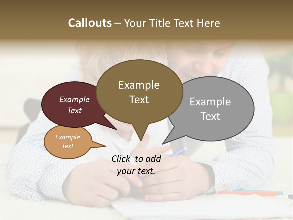 Adult Happiness Happy PowerPoint Template