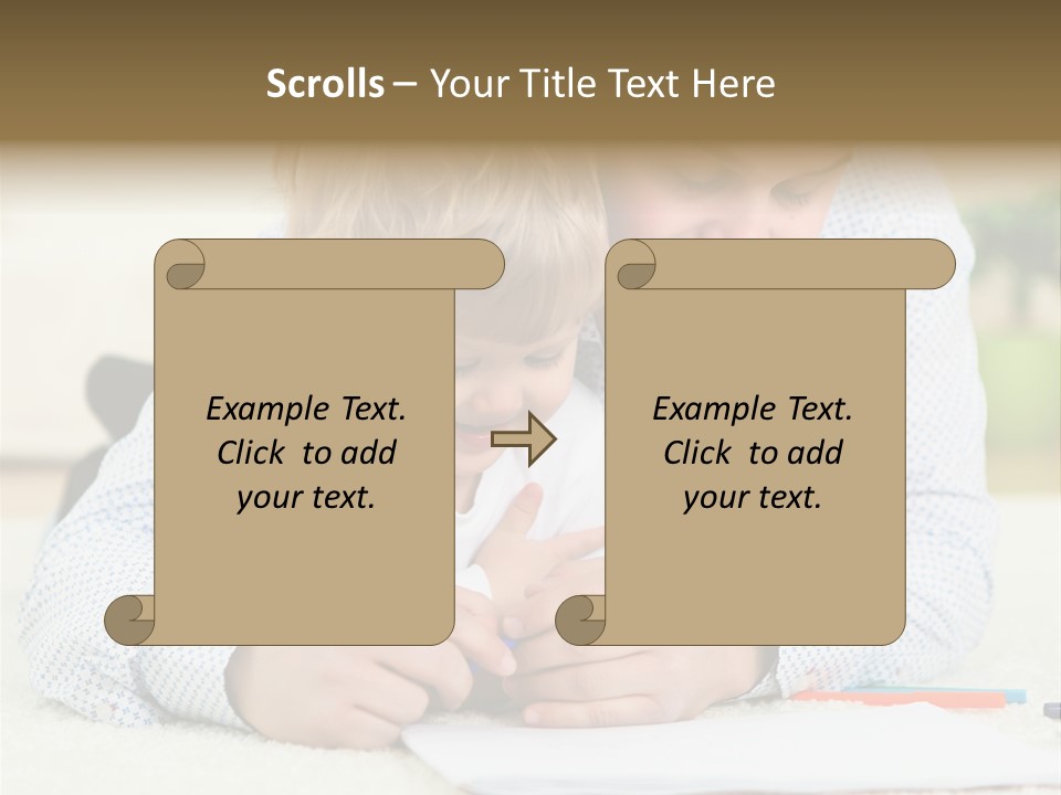 Adult Happiness Happy PowerPoint Template