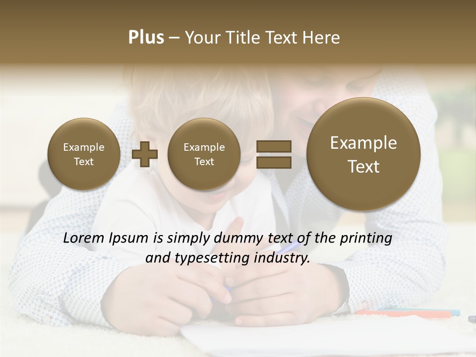 Adult Happiness Happy PowerPoint Template