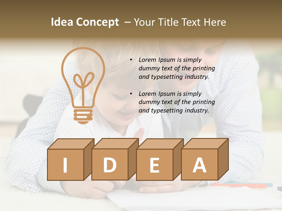 Adult Happiness Happy PowerPoint Template