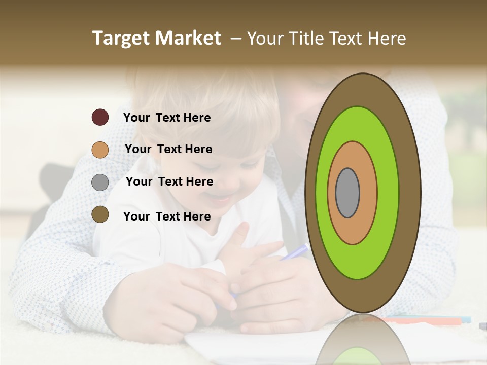 Adult Happiness Happy PowerPoint Template