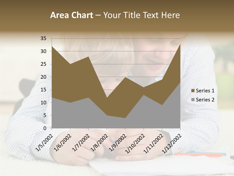 Adult Happiness Happy PowerPoint Template