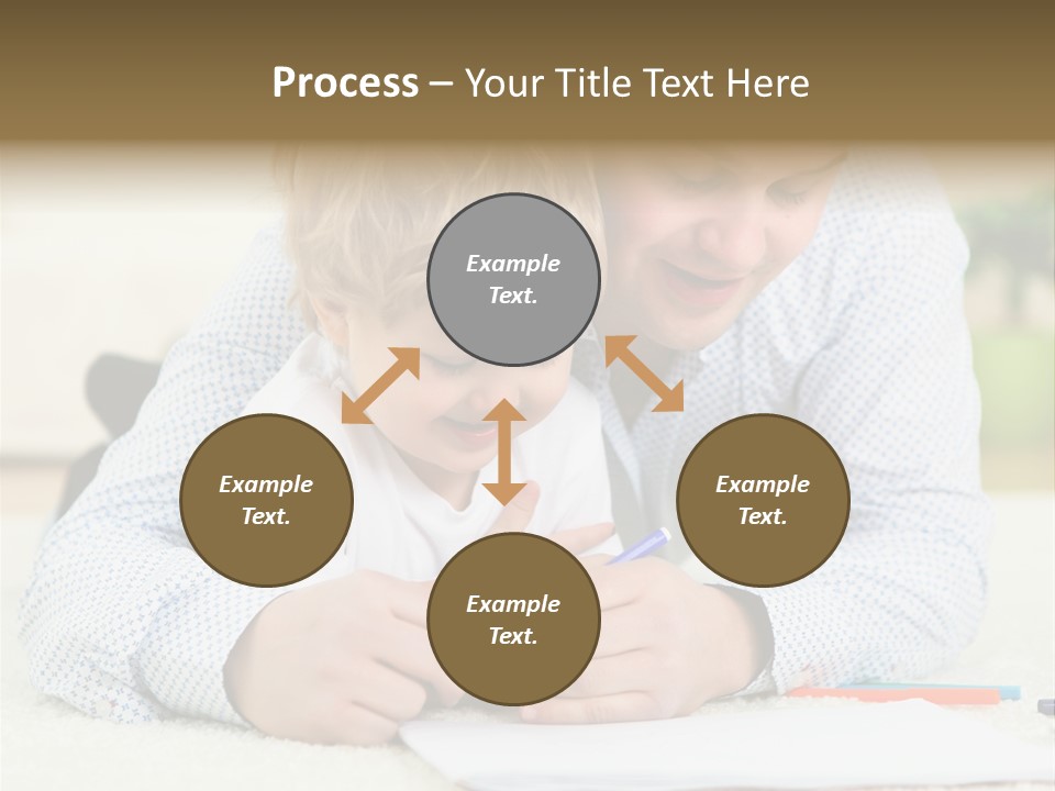Adult Happiness Happy PowerPoint Template