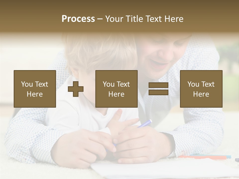 Adult Happiness Happy PowerPoint Template
